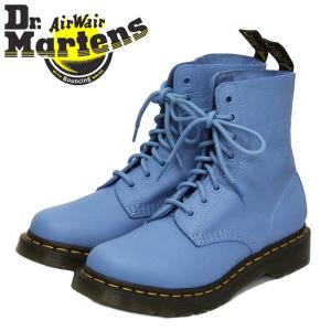 Dr.Martens (ドクターマーチン) 26902416 1460 PASCAL 8EYE パスカル レディース レザーブーツ MID BLUE｜threewoodjapan