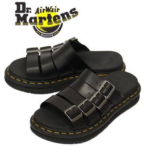 Dr.Martens (ドクターマーチン) 27398001 Tate 4バックルストラップ レザーサンダル BLACK｜threewoodjapan