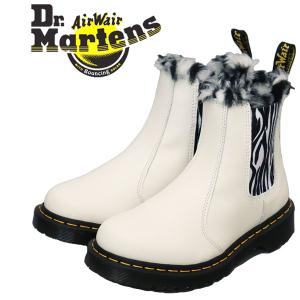 Dr.Martens (ドクターマーチン) WMS 27794100 2976 LEONORE チェルシー サイドゴア レディース レザーブーツ WHITE｜threewoodjapan