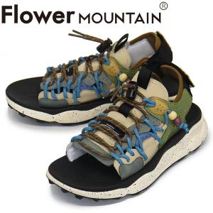 Flower MOUNTAIN(フラワーマウンテン) FM97011 PUMA PUNKU サンダル Beige/Khaki FM015｜threewoodjapan