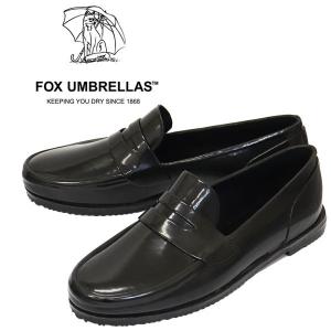 FOX UMBRELLAS (フォックスアンブレラズ) MEN'S LOAFERS メンズ ローファー シューズ エナメルブラック つやあり日本製 FU011｜threewoodjapan