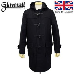 GLOVERALL (グローバーオール) 3681-MM CLOTH ダッフルロングコート 日本別注 01-BLACK GLA001｜threewoodjapan