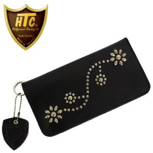 HTC 財布 HTC/エイチティーシー ZIPPER LARGE レザーウォレット メンズ