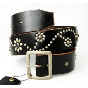 666 Studded Gear 666スタッデッドギア 3連ピラミッドスタッズベルト