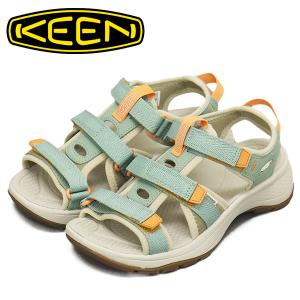 KEEN (キーン) 1028550 Women's ASTORIA WEST OPEN TOE アストリア ウエスト オープン トゥ サンダル レディース GRANITE GREENxTANGERINE KN744｜threewoodjapan