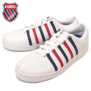 K-SWISS (ケースイス) CLASSIC 88 (クラシック) スニーカー 2KSU-088 WHITE/BLUE/RED KS003｜threewoodjapan