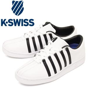 K-SWISS (ケースイス) 36100240 CLASSIC 88 クラシック 88 レザースニーカー White/Black(102) KS062｜threewoodjapan