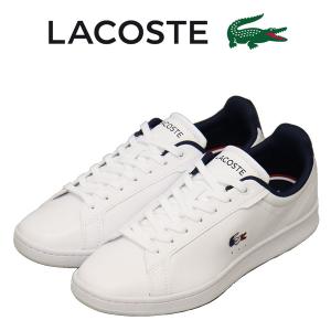 LACOSTE (ラコステ) WMS SFA0084 CARNABY PRO TRI 123 1 SFA レディース レザースニーカー407ホワイトxネイビーxレッド LC305｜threewoodjapan