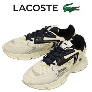 LACOSTE(ラコステ) 45SMA0001 L003 NEO 123 1 SMA メンズ スニーカー  2G9ホワイトXブラック LC343｜threewoodjapan