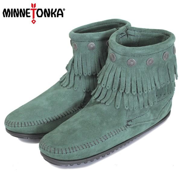 sale MINNETONKA(ミネトンカ) Double Fringe Side Zip Boot...