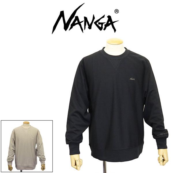 NANGA (ナンガ) N2530-1K101A DRY MIX TERRY CREW SWEAT ...