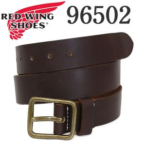 2020年 新作 REDWING (レッドウィング) 96502 Leather Belt レザーベルト 38mm Amber Pioneer｜THREE WOOD ヤフー店
