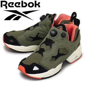 Reebok (リーボック) GZ2187 INSTAPUMP FURY 95 インスタポンプフューリー 95 スニーカー アーミーグリーンxブラック RB117｜threewoodjapan