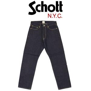 Schott (ショット) 3911006 SELVEDGE DENIM PANTS セルビッチ デニムパンツ 367INDIGO｜THREE WOOD ヤフー店