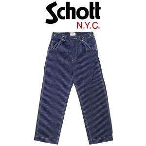 Schott N.Y.C（ショット） Schott ヒッコリーストライプ パンツ メンズ