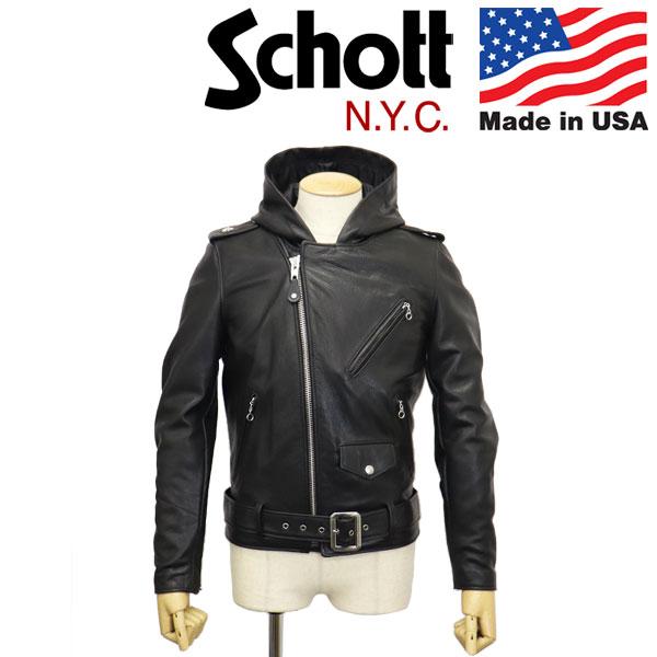 Schott (ショット) 3950106 503HDT HOODED ONESTAR フードワンス...