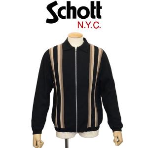 Schott N.Y.C（ショット） Schott 長袖 レザー ポケット コンバット