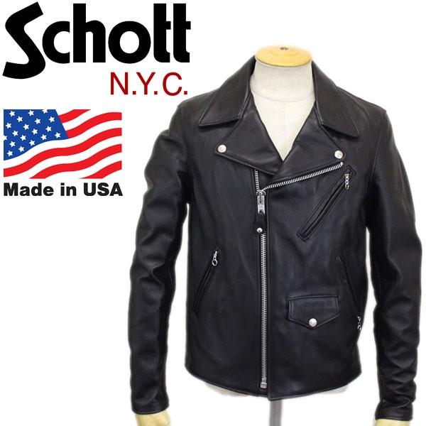 Schott(ショット) 228US LAMB RIDERS JACKET (ラムライダースジャケッ...