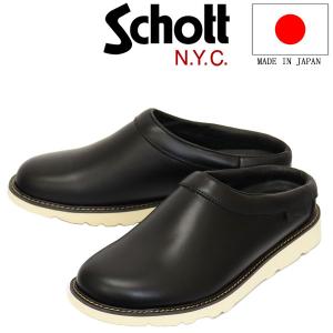 Schott N.Y.C（ショット） 爆買 Schott クロッグサンダル サボサンダル