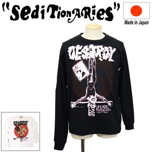 SEDITIONARIES by 666 (セディショナリーズ) STD0007 DESTROY Tシャツ L/S 長袖 全2色｜threewoodjapan