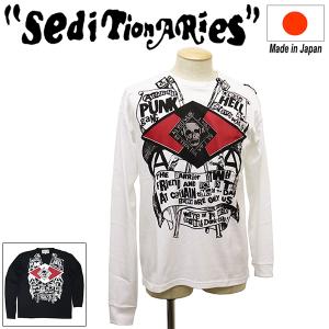 SEDITIONARIES by 666 (セディショナリーズ) STD0008 PUNK GANG Tシャツ L/S 長袖 全2色｜threewoodjapan