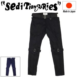 SEDITIONARIES by 666 (セディショナリーズ) STP0016 ボンデッジトラウザーズ TYPE-B コットンツイル 全2色｜threewoodjapan