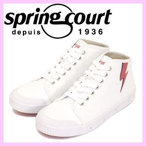 sale セール spring court (スプリングコート) B2S-2LI B2 LIGHTNING CANVAS ライトニングキャンバス レディース スニーカー WHITE SPC028｜threewoodjapan