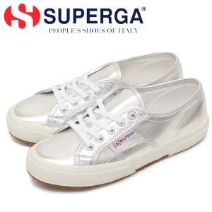 SUPERGA (スペルガ) 2750-COTMET U ウィメンズ シンセティックスニーカー 031 GREY Silver SPG006｜threewoodjapan