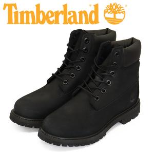 Timberland (ティンバーランド) 8658A 6in PREM WP BT 6インチプレミアムウォータープルーフブーツ レディース Black TB418｜threewoodjapan