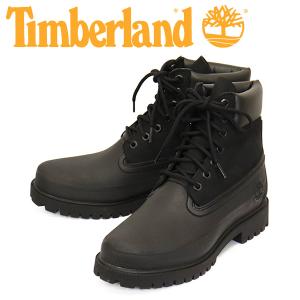 Timberland (ティンバーランド) A5QUC 6in RUBBER TOE REMIX 6インチラバートゥウォータープルーフブーツ Black TB476｜threewoodjapan