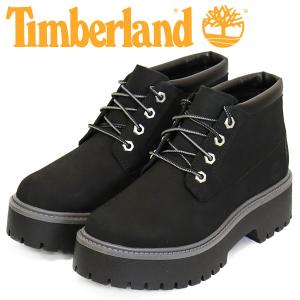 Timberland (ティンバーランド) A5REN HRTG PLTFRM NELLI WP プレミアムウォータープルーフ プラットフォーム チャッカ レディース Black TB471｜threewoodjapan