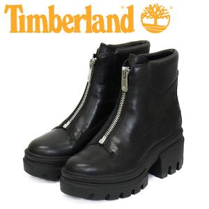 Timberland (ティンバーランド) A5YJV EVERLEIGH FRONTZIP エヴァーリー フロントジップブーツ レディース Black TB449｜threewoodjapan