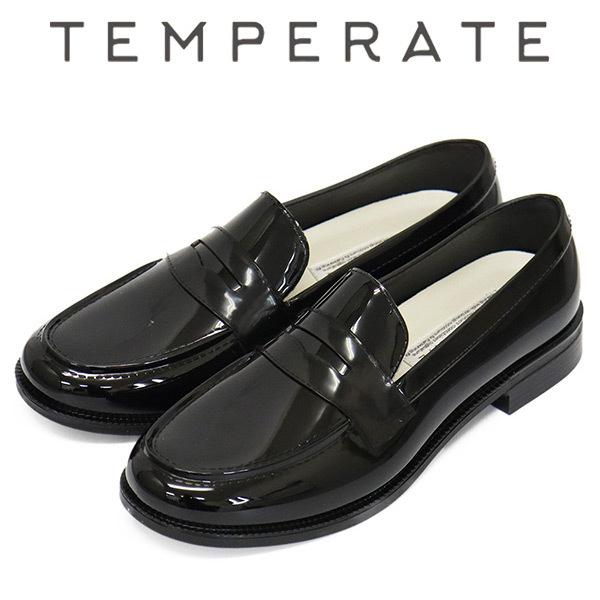 TEMPERATE (テンパレイト) LLOYD レインローファー レインシューズ BLACK TM...