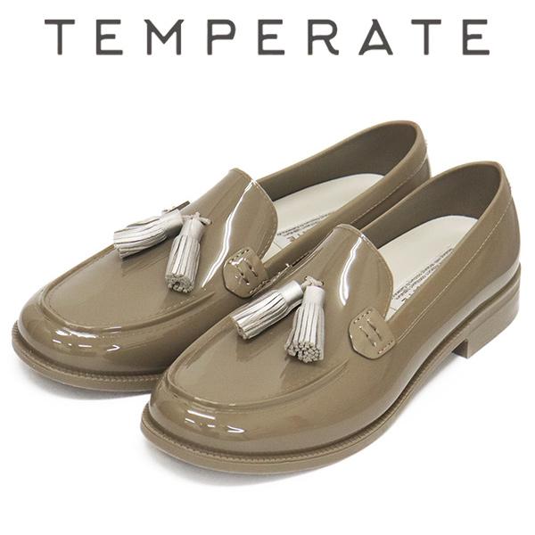 TEMPERATE (テンパレイト) TETO タッセルローファー レインシューズ GREY TMP...