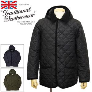 【トラディショナルウェザーウェア】DERBY フードダウンコート 32 ネイビー Traditional Weatherwear トラディショナル ウェザーウェア