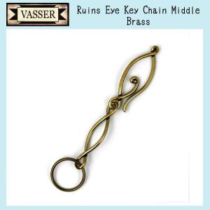 VASSER（バッサー）Ruins Eye Key Chain Middle (ルインズアイキーチェーン ミドル ) Brass｜threewoodjapan