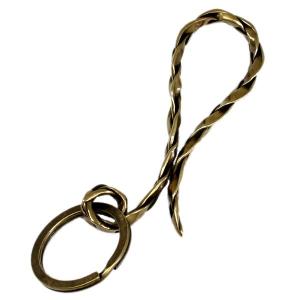 VASSER(バッサー)Vintage Woven Key Chain Brass(ビンテージウーブンキーチェーンブラス)｜threewoodjapan