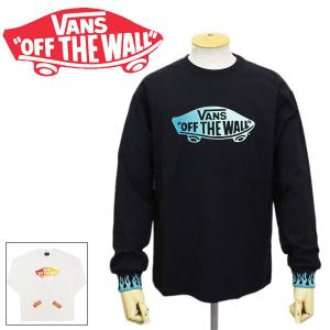 sale セール VANS (ヴァンズ バンズ) 120K1020400 OTW Flame Rib Long Sleeve TEE フレイム リブ ロンT 長袖 全2色 VN275｜threewoodjapan