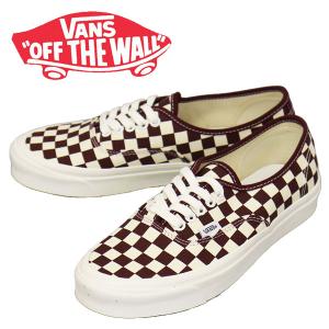 VANS (ヴァンズ バンズ) VN0005U84QU Authentic 44 Dx オーセンティック スニーカー Checkerboard Port Royale VN489｜threewoodjapan