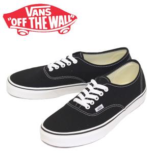 VANS (ヴァンズ バンズ) VN000EE3BLK Ua Authentic オーセンティック スニーカー Black VN546｜threewoodjapan