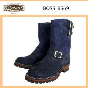 WESCO (ウエスコ) BK7700100 Custom Boss ボス レザーブーツ BLACK