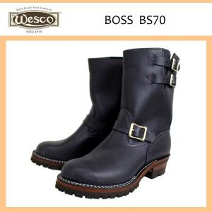 WESCO (ウエスコ) BK7700100 Custom Boss ボス レザーブーツ BLACK