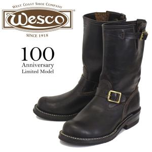 限定 WESCO (ウエスコ) 100th Anniversary Model CENTURY BOSS センチュリー ボス ホースハイド レザーブーツ BLACK BS85｜threewoodjapan