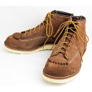 Wescoウエスコ Jobmasterジョブマスター Brown ブラウン, All Rough Out, Lace to Toe, 6height, #1010 sole JM27｜threewoodjapan