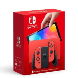 未使用品 ニンテンドースイッチ 有機ELモデル マリオレッド Nintendo Switch 本体 ■A6828｜スリフト