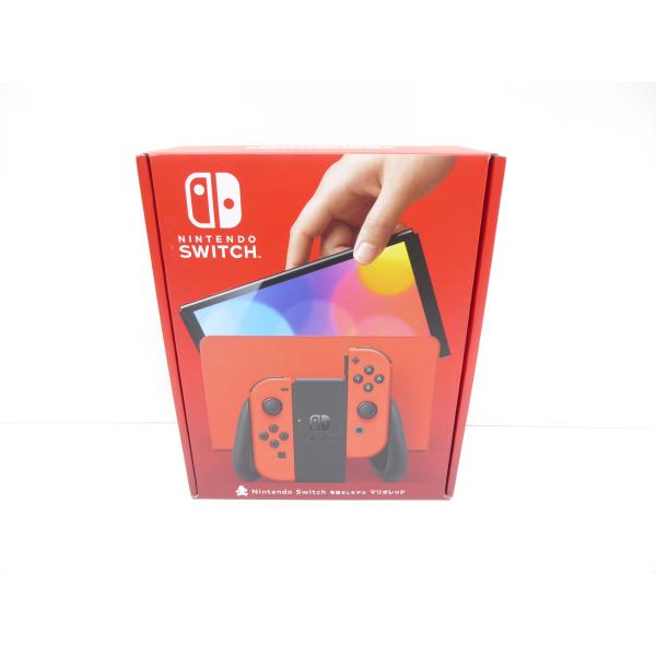 未使用品 ニンテンドースイッチ 有機ELモデル マリオレッド Nintendo Switch ゲーム...