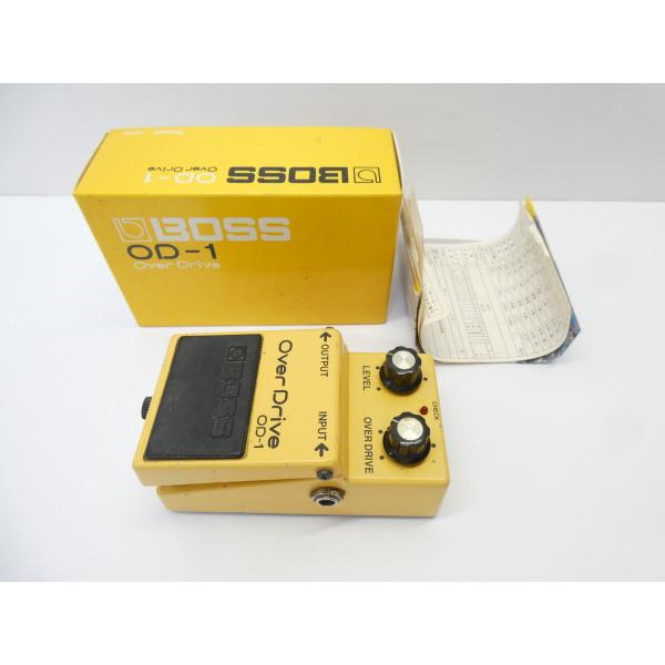 BOSS OD-1 S/N477300 日本製 オーバードライブ エフェクター △WG5303