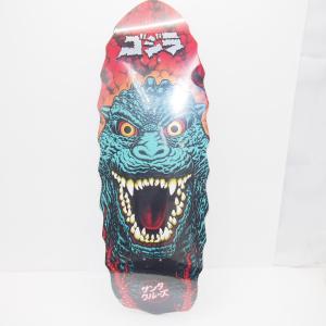 【未使用】SANTACRUZ ゴジラVSサンタクルーズ DESTROYER 約11.0×32.0 inc スケボー デッキ 中古 ∴WS2052