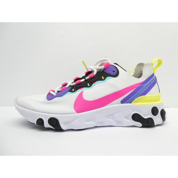 ナイキ NIKE REACT ELEMENT 55 White Psychic CK0846-100...