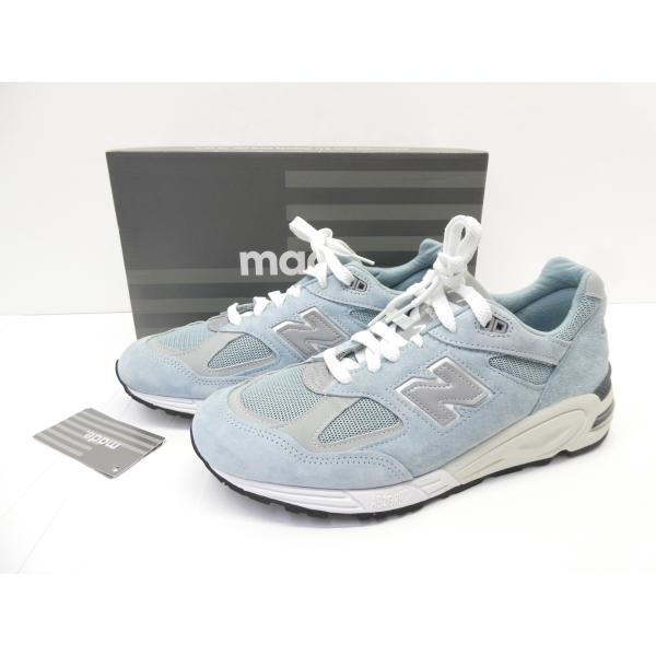 ニューバランス New Balance × KITH M990KH2 Storm Blue size...